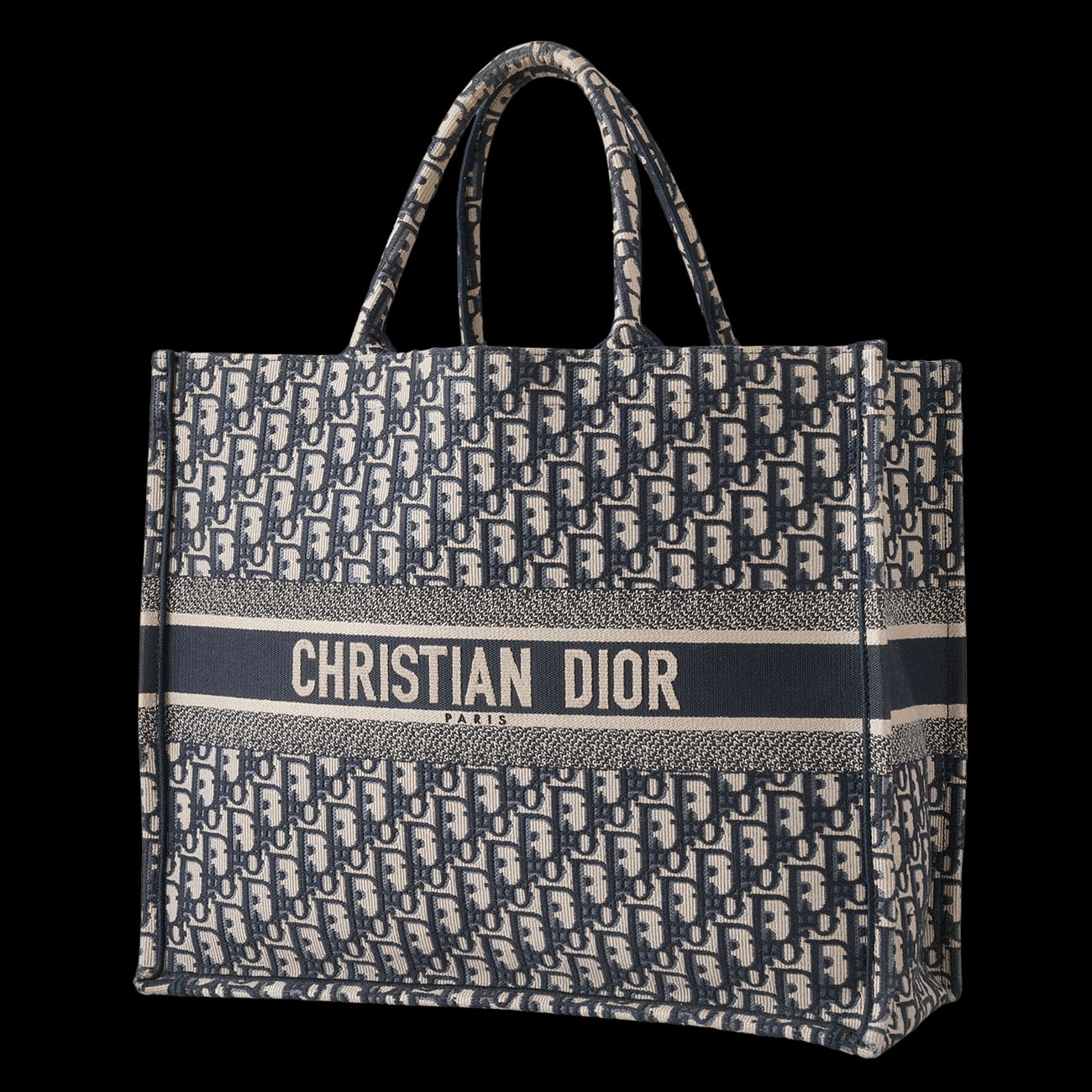 CHRISTIAN DIOR(USED)디올 오블리크 북토트 라지